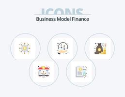 Finanzas plano icono paquete 5 5 icono diseño. fondos. caridad. notificación. pagos Finanzas vector