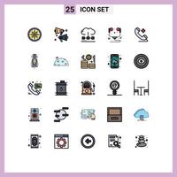 25 Creative Icons Modern Signs and Symbols of plus medical engine headset hardware Editable Vector Design Elements