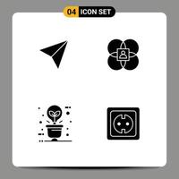 Set of Modern UI Icons Symbols Signs for instagram bulb character model illumination Editable Vector Design Elements