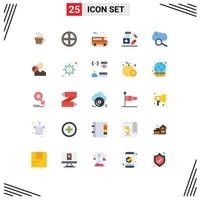 25 Flat Color concept for Websites Mobile and Apps cloud service cloud computing window medicine medical Editable Vector Design Elements