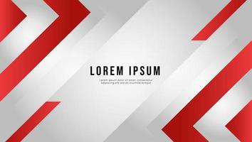 Abstract red arrow background with copy space for text. Vector illustration.