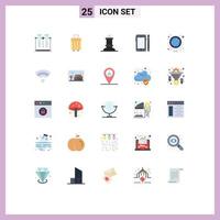25 Flat Color concept for Websites Mobile and Apps geography huawei buy mobile phone Editable Vector Design Elements