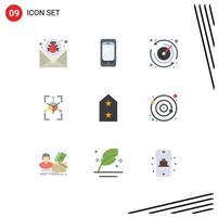9 9 creativo íconos moderno señales y símbolos de Ejército base de datos Huawei cuadrícula Temporizador editable vector diseño elementos