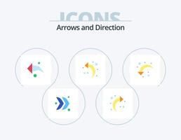 Arrow Flat Icon Pack 5 Icon Design. . right arrow. left. reload. left arrow vector