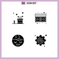 Set of Modern UI Icons Symbols Signs for bag spa game dollar element Editable Vector Design Elements