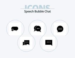 Chat Glyph Icon Pack 5 Icon Design. . conversation. . conversation vector