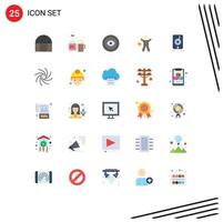 25 Creative Icons Modern Signs and Symbols of backup health achievement time exercise Editable Vector Design Elements