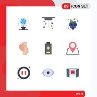 Set of 9 Modern UI Icons Symbols Signs for minus fetus grapes obstetrics pregnant Editable Vector Design Elements