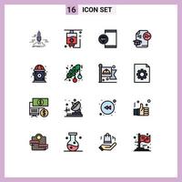 16 Creative Icons Modern Signs and Symbols of a education app cap programming Editable Creative Vector Design Elements