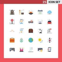 25 Creative Icons Modern Signs and Symbols of schedule date wellness calendar vadas Editable Vector Design Elements