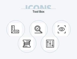 Tools Line Icon Pack 5 Icon Design. . ampere. . focus vector