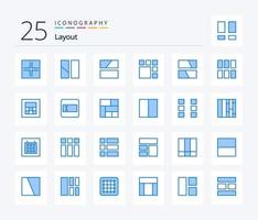 Layout 25 Blue Color icon pack including interface. section. calculator. layout. text field vector