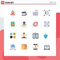 Editable Vector Line Pack of 16 Simple Flat Colors of printer edit money pencil hardware Editable Pack of Creative Vector Design Elements