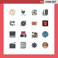 16 Creative Icons Modern Signs and Symbols of sign environment certificate city architecture Editable Creative Vector Design Elements