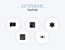 Youtube Glyph Icon Pack 5 Icon Design. basic. ui. ux. basic. ui vector