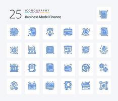 Finance 25 Blue Color icon pack including loan. payment. solution. cheaque. solution vector