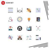 16 Creative Icons Modern Signs and Symbols of atom love canada user algorithm Editable Pack of Creative Vector Design Elements