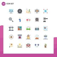 25 Creative Icons Modern Signs and Symbols of party holiday gym halloween muscle Editable Vector Design Elements