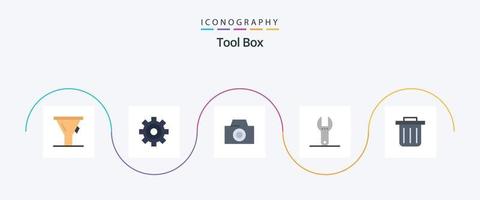 Tools Flat 5 Icon Pack Including . tool. vector