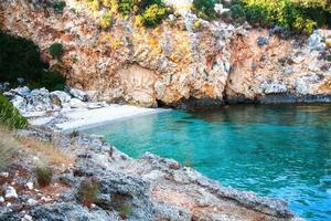 playa paisaje, cefalonia, Grecia foto