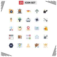 25 Creative Icons Modern Signs and Symbols of zippo lighter academic fire up Editable Vector Design Elements