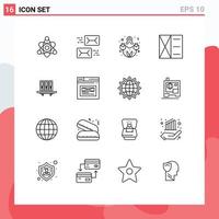 16 Thematic Vector Outlines and Editable Symbols of data files eight march wallet fashion Editable Vector Design Elements