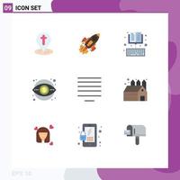 9 Creative Icons Modern Signs and Symbols of marketing business mission learning ebook Editable Vector Design Elements