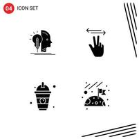 Set of Modern UI Icons Symbols Signs for user drink programming mobile juice Editable Vector Design Elements