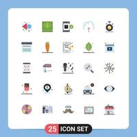 25 Creative Icons Modern Signs and Symbols of storage multimedia application data shipping Editable Vector Design Elements