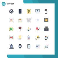 25 Creative Icons Modern Signs and Symbols of life security camera screen monitor Editable Vector Design Elements