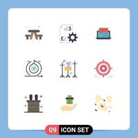 9 Creative Icons Modern Signs and Symbols of fast cycle consulting agile online Editable Vector Design Elements