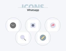 Whatsapp Flat Icon Pack 5 Icon Design. ui. arrow. watch. basic. browser vector