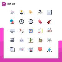 Stock Vector Icon Pack of 25 Line Signs and Symbols for atm key chain lamp ignition key nature Editable Vector Design Elements