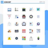25 Creative Icons Modern Signs and Symbols of business notepad data notebook fathers day Editable Vector Design Elements