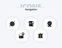 Navigation Glyph Icon Pack 5 Icon Design. map. page. crosshairs. document. map vector