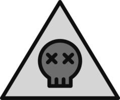 Poisonous Sign Vector Icon