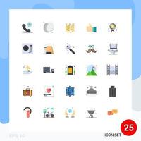 25 Creative Icons Modern Signs and Symbols of up hand bottle gesture like Editable Vector Design Elements