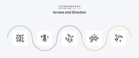 flecha línea 5 5 icono paquete incluso abajo izquierda. recargar. izquierda. actualizar. flechas vector