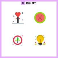 Universal Icon Symbols Group of 4 Modern Flat Icons of celebration user holiday cross festival Editable Vector Design Elements