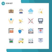 16 Creative Icons Modern Signs and Symbols of world care transition star christmas Editable Pack of Creative Vector Design Elements