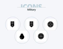 Military Glyph Icon Pack 5 Icon Design. . soldier. star. military. army vector