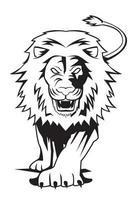Vector illustration of lion