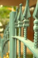 patterned house fence photo