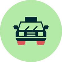 icono de vector de taxi