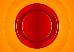 dynamic abstract background with red circles vector
