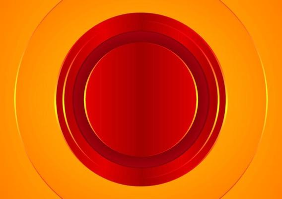 dynamic abstract background with red circles