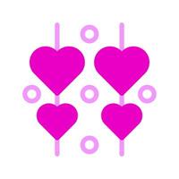 decoration icon duotone pink style valentine illustration vector element and symbol perfect.