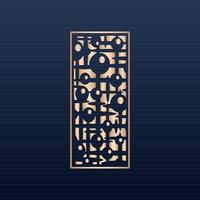 decorative elements border frame borders pattern islamic pattern files dxf Laser cut panel template cnc files - Jali design for graphic and CNC router vector