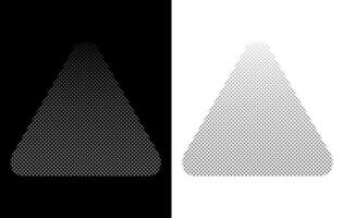 círculo semitono libre, monocromía estrella semitono efecto vector libre, círculos punteados abstractos