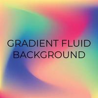 Colorful Gradient Mesh Fluid Background Design vector